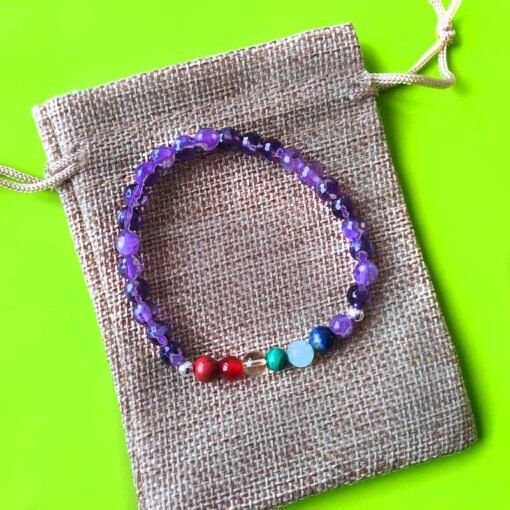 bracciale chakra ametista