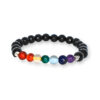 Bracciale Chakra con cristallo e 7 pietre naturali