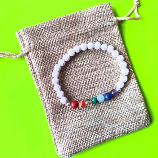 bracciale chakra pietra lavica