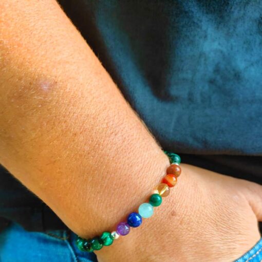 bracciale chakra occhio di tigre