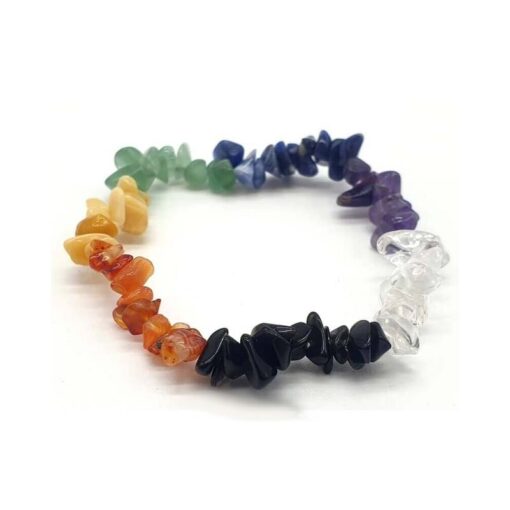 Bracciale con pietre dei 7 Chakra